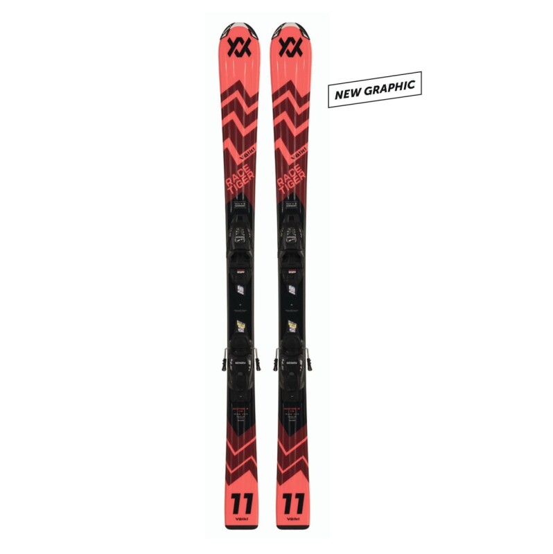 NOVÉ LYŽE VOLKL RACETIGER JR RED 130CM --MODEL 2025--